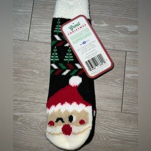 Fuzzy Christmas Socks